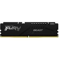 Kingston FURY Beast KF552C40BBK2-64 64GB System Memory DDR5, 5200MHz, 2 x 32GB, CL40-40-40 Kingston FURY Beast KF552C40BBK2-64 64GB System Memory DDR5, 5200MHz, 2 x 32GB, CL40-40-40